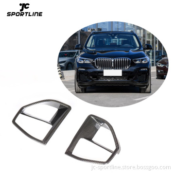 X5 Prepreg Dry Carbon Fiber Front Bumper Air Vent for BMW X5 G05 M Sport 2019-2020